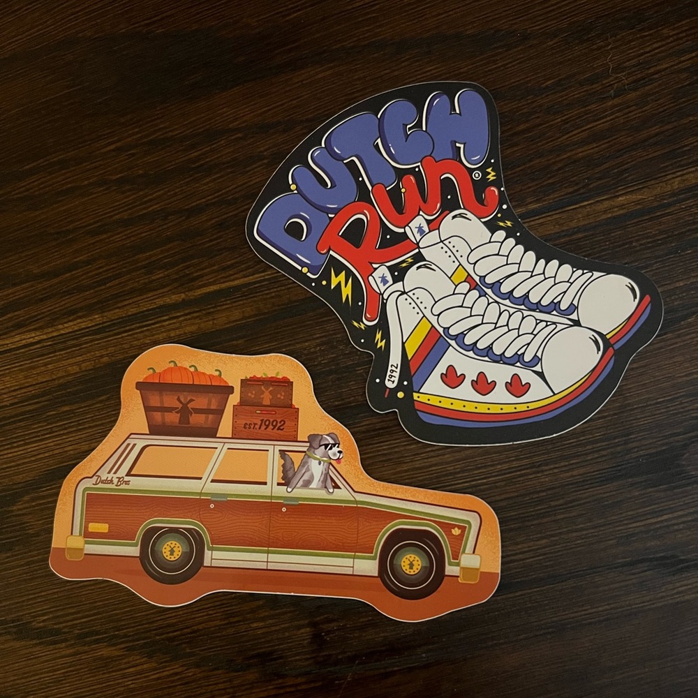 Dutch Bros 2 Pack Sticker Set - Picture 1 of 2